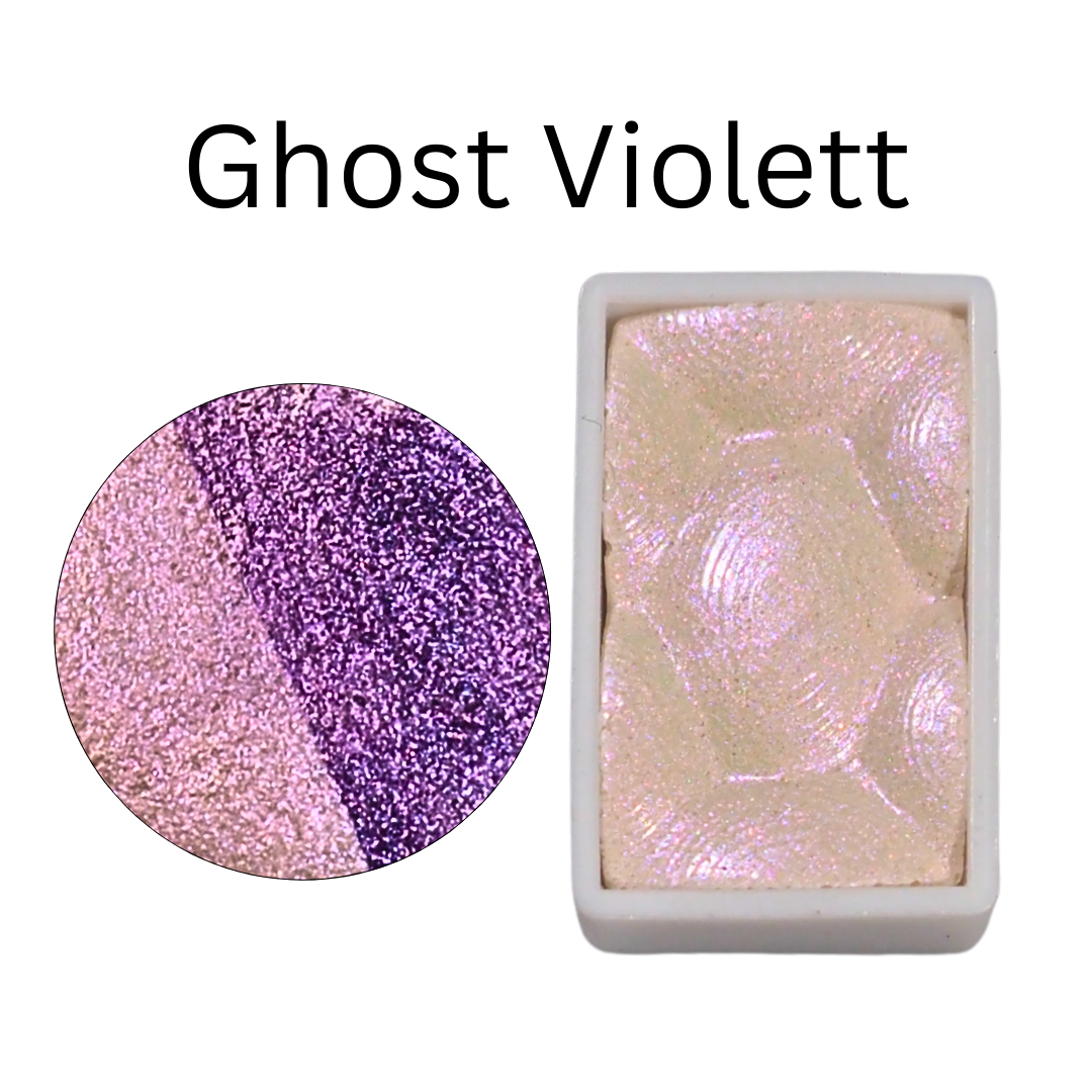 Skrim Ghost Pearl – Sparkly Pearl Watercolor Set (6 Full Pans)