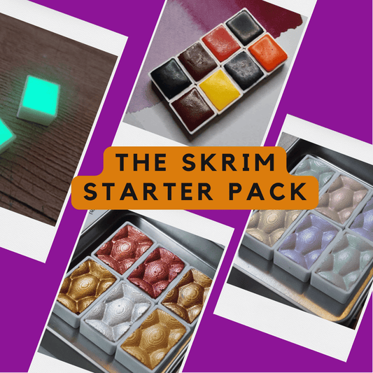 The Skrim Starter Pack- Save 25~(Pharaos Treasury Set, Ghost Pearls, Skrim Aquarell, Glow Goblin included)