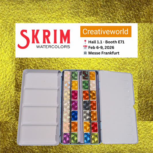 Meet Skrim Watercolors at Creativeworld Frankfurt 2026