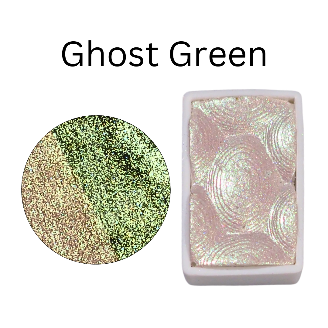 Skrim Ghost Pearl – Sparkly Pearl Watercolor Set (6 Full Pans)